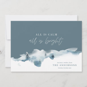 Modernes Minimum alles ruhig Weihnachten Urlaub