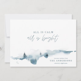 Modernes Minimum alles ruhig Weihnachten Urlaub