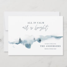 Modernes Minimum alles ruhig Weihnachten Urlaub