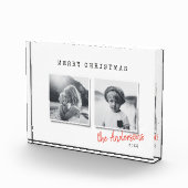 Modernes Minimum an Weihnachten zwei Foto (Rechts)