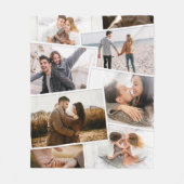 Modernes Minimum von 8 Foto elegant Fleecedecke (Vorderseite)