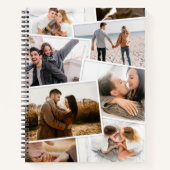 Modernes Minimum von 8 Foto elegant Notizblock (Vorderseite)