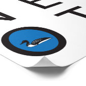 Modernes Minnesota mit einem Ballon Poster (Ecke)