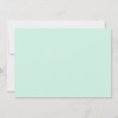 Modernes Mint-Pinselskript - Einführung in Foto Bi Ankündigung (Rückseite)