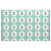 Modernes Minze Personalisierte Stoffe (Fat Quarter (45,7 x 55,9 cm))
