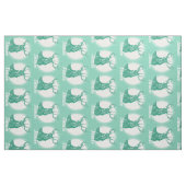 Modernes Minze Personalisiertes Hirsch Stoff (Fat Quarter (45,7 x 55,9 cm))