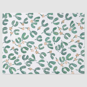 Modernes Mistletodesign Seidenpapier