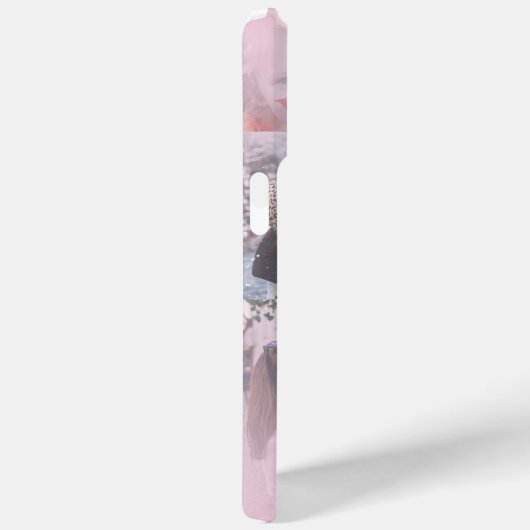 Modernes Mit Monogramm 6 Fotomaterial Rosa Case-Mate iPhone Hülle (Rückseite / Rechts)