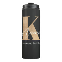 Modernes Mit Monogramm erstes K & Name Personalisi