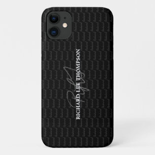 modernes mit Monogramm Schwarz Case-Mate iPhone Hülle