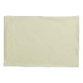 Modernes Mit Monogramm Solid Green Kissenbezug (Rückseite-Links)