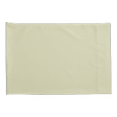 Modernes Mit Monogramm Solid Green Kissenbezug (Rückseite-Rechts)