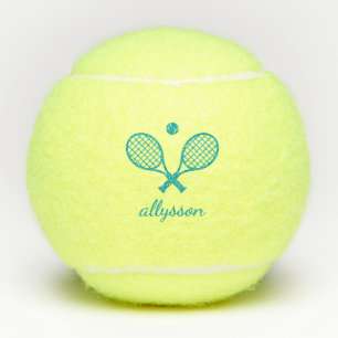 Modernes Mit Monogramm Tennisbälle