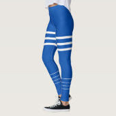 Modernes mit Monogramm Training in Blau Leggings (Links)