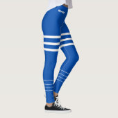 Modernes mit Monogramm Training in Blau Leggings (Rechts)