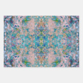 Modernes, mit Sangria-Farben Abstrakt Geschenkpapier Set (Vorderseite 2)