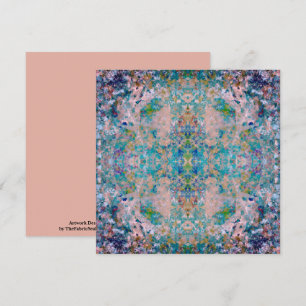 Modernes, mit Sangria-Farben Abstrakt Karte