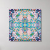 Modernes, mit Sangria-Farben Abstrakt Leinwanddruck (Vorderseite)