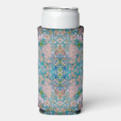 Modernes, mit Sangria-Farben Abstrakt Selters Dosenkühler (Seltzer Vorderseite)