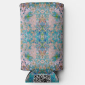 Modernes, mit Sangria-Farben Abstrakt Selters Dosenkühler (Vorderseite)