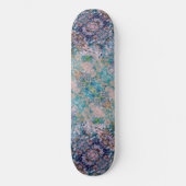 Modernes, mit Sangria-Farben Abstrakt Skateboard (Vorderseite)