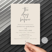 Modernes Mittagessen in der Probe Einladung