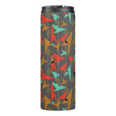 Modernes Mittelalter | Atomare Pfeile und Punkte Thermosbecher (Rückseite)