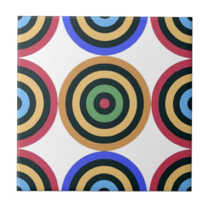 Modernes Mittelalter Farbenfrohe geometrische klei Fliese