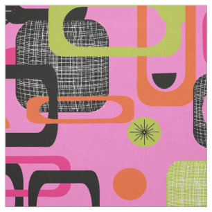 Modernes Mittelalter Funky Geometric Muster Stoff