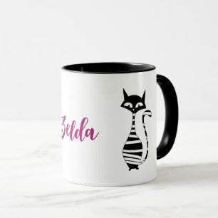 Modernes Mittelalter Katzen bearbeiten Text Tasse