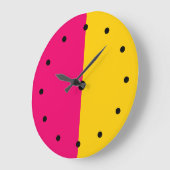 Modernes Mittelalter Modernes Minimales Große Wanduhr (Winkel)