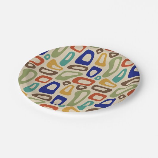 Modernes Mittelalter Pappteller (Schrägansicht)