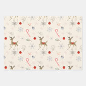 Modernes Mittelalter | Retro Rosa Atomzeitalter de Geschenkpapier Set (Vorderseite)