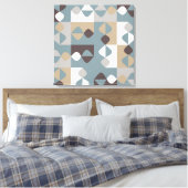 Modernes Mittelalter - Schokoladenkaramelle Leinwanddruck (Insitu (Schlafzimmer))