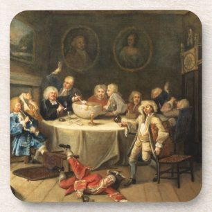 Modernes Mitternachtsgespräch Getränkeuntersetzer