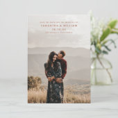 Modernes Mix- & Match-Minimalitäts-Foto Save The Date (Stehend Vorderseite)