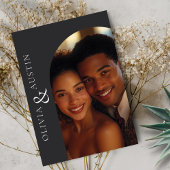 Modernes Mnimalistisches Foto Elegante Einzigartig Einladung