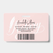 Modernes mobiles Notar-Foto Ausweis (Back)