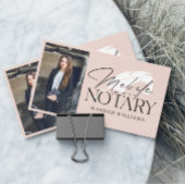 Modernes mobiles Notar-Foto QR-Code Visitenkarte