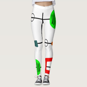 Modernes Mobilgerät des Mittelalters Leggings