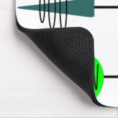Modernes Mobilgerät des Mittelalters Mousepad (Ecke)
