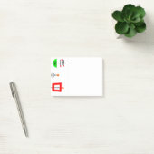 Modernes Mobilgerät des Mittelalters Post-it Klebezettel (Büro)