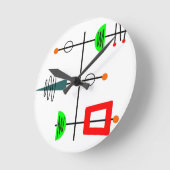 Modernes Mobilgerät des Mittelalters Runde Wanduhr (Winkel)