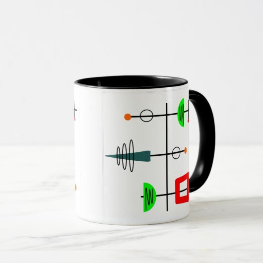 Modernes Mobilgerät des Mittelalters Tasse (VorderseiteRechts)