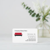 Modernes Mobiliar Visitenkarte (Stehend Vorderseite)