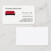 Modernes Mobiliar Visitenkarte (Vorne/Hinten)