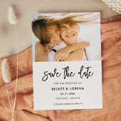 Modernes modernes Foto Save The Date