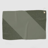 Modernes, modernes Green Golf Handtuch - Individue (Horizontal)
