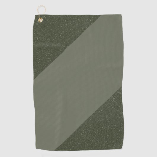 Modernes, modernes Green Golf Handtuch - Individue (Vorderseite)