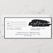 Modernes, modernes, handgeschriebenes, weißschwarz (Vorderseite)